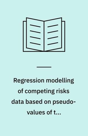 Regression modelling of competing risks data based on pseudo-values of the cumulative incidence function