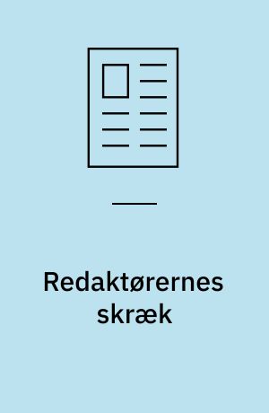 Redaktørernes skræk