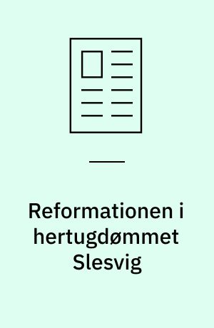 Reformationen i hertugdømmet Slesvig