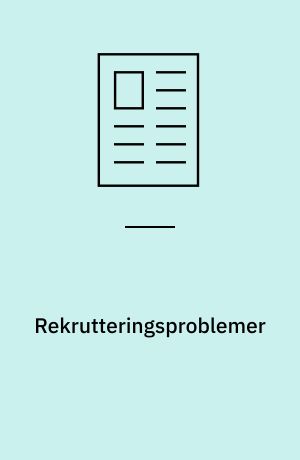 Rekrutteringsproblemer