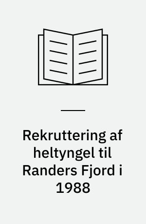 Rekruttering af heltyngel til Randers Fjord i 1988