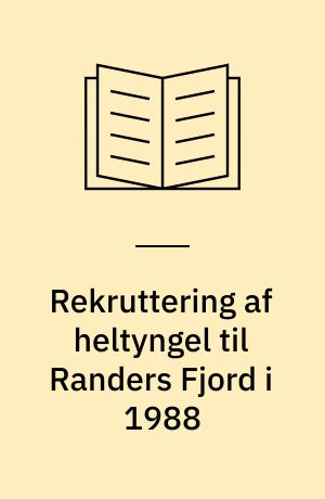 Rekruttering af heltyngel til Randers Fjord i 1988