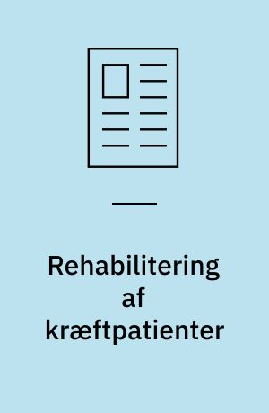 Rehabilitering af kræftpatienter