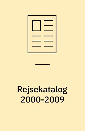 Rejsekatalog 2000-2009