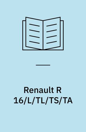 Renault R 16/L/TL/TS/TA