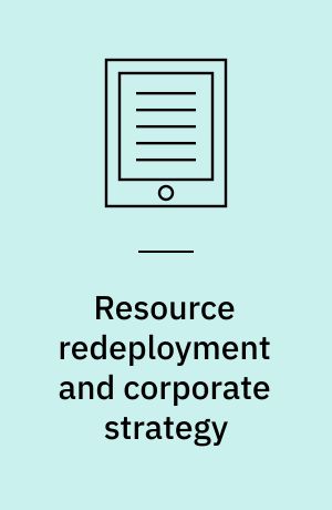 Resource redeployment and corporate strategy