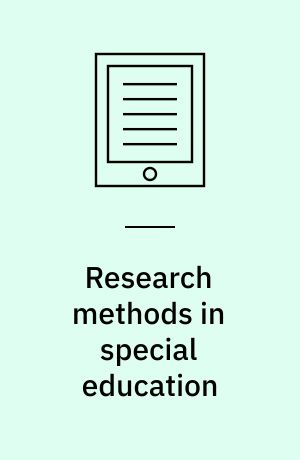 Research methods in special education