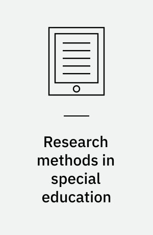 Research methods in special education
