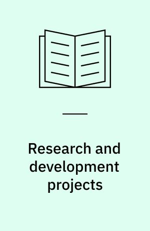 Research and development projects : progress 2002