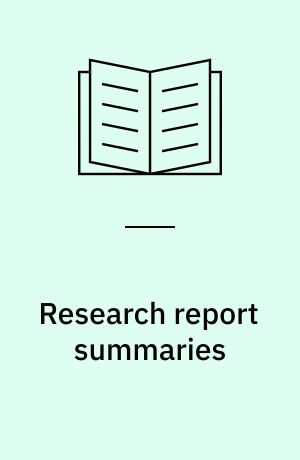 Research report summaries