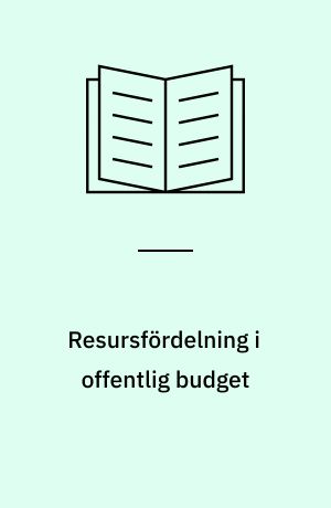Resursfördelning i offentlig budget