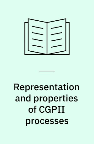 Representation and properties of CGPII processes