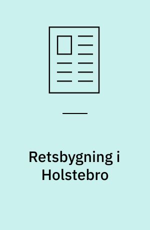 Retsbygning i Holstebro