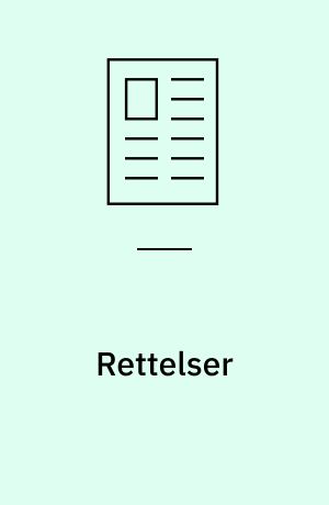 Rettelser