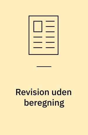 Revision uden beregning