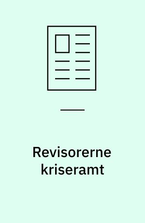Revisorerne kriseramt