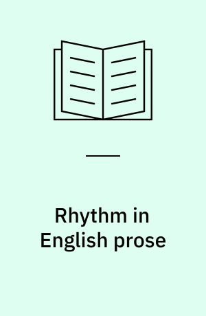 Rhythm in English prose