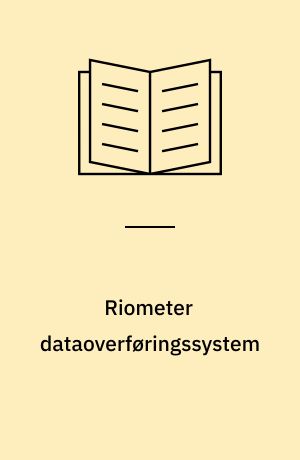 Riometer dataoverføringssystem : teknisk beskrivelse