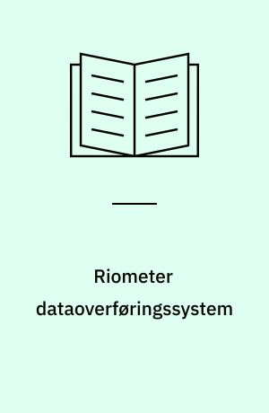 Riometer dataoverføringssystem : teknisk beskrivelse