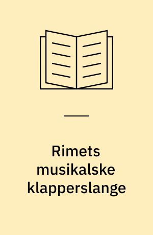 Rimets musikalske klapperslange : litterære analyser