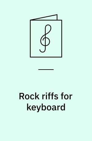 Rock riffs for keyboard