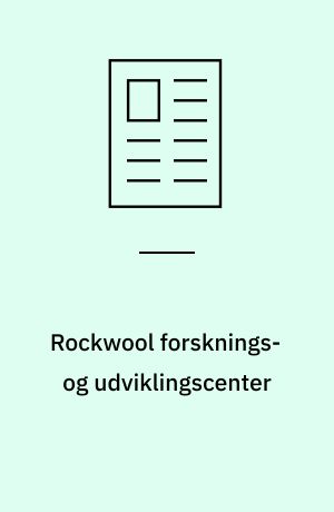 Rockwool forsknings- og udviklingscenter