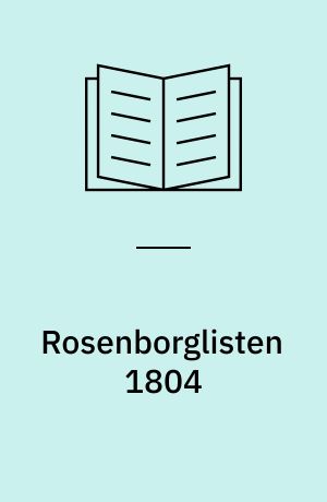 Rosenborglisten 1804