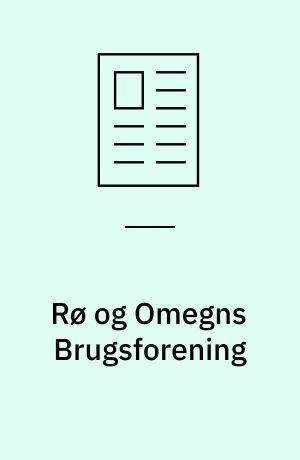 Rø og Omegns Brugsforening
