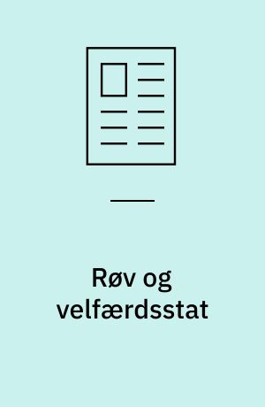 Røv og velfærdsstat