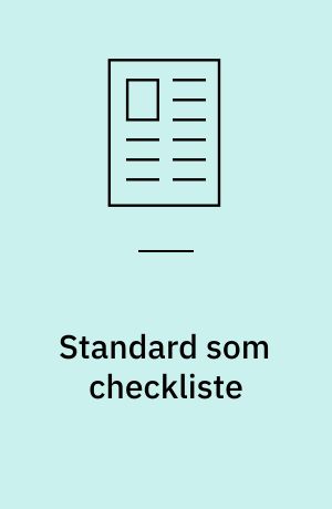 Standard som checkliste : de to vigtigste standarder for dansk maskinindustri er DS/ISO 4413 om hydraulik og prEN 982 om sikkerhed