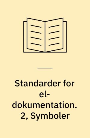 Standarder for el-dokumentation. 2, Symboler