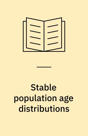 Stable population age distributions