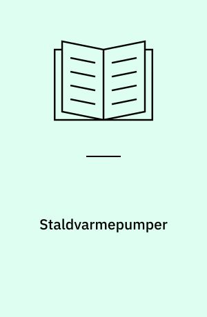 Staldvarmepumper : prøvningsbestemmelser