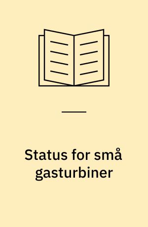 Status for små gasturbiner