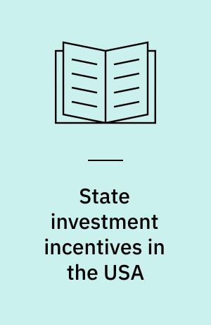 State investment incentives in the USA