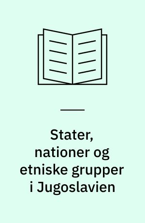 Stater, nationer og etniske grupper i Jugoslavien