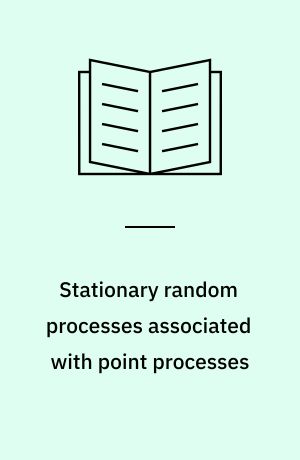 Stationary random processes associated with point processes