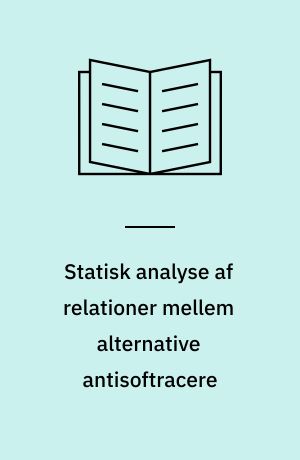 Statisk analyse af relationer mellem alternative antisoftracere