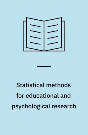 Statistical methods for educational and psychological research
