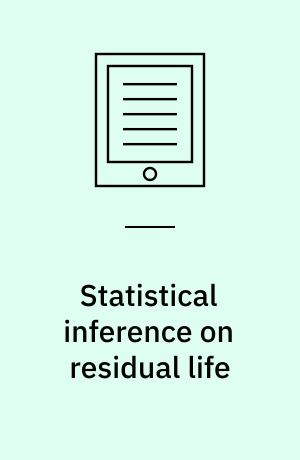 Statistical inference on residual life