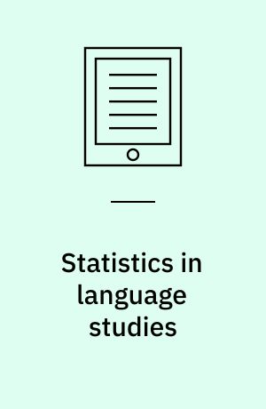 Statistics in language studies