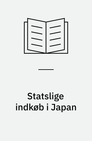 Statslige indkøb i Japan : adgang til markedet