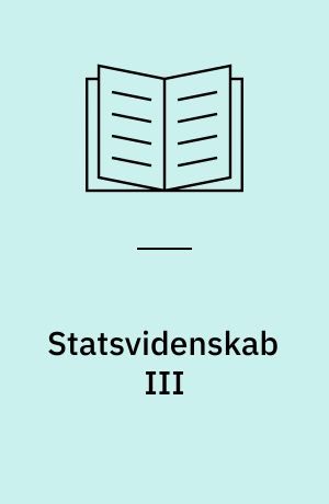 Statsvidenskab III