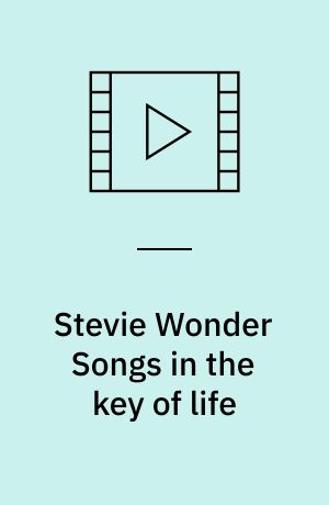 Stevie Wonder Songs in the key of life (Stor skrift)