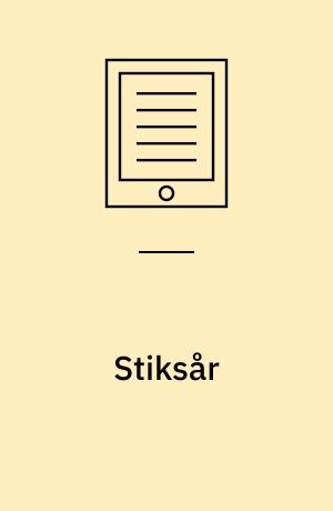 Stiksår