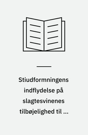 Stiudformningens indflydelse på slagtesvinenes tilbøjelighed til at svine i stien