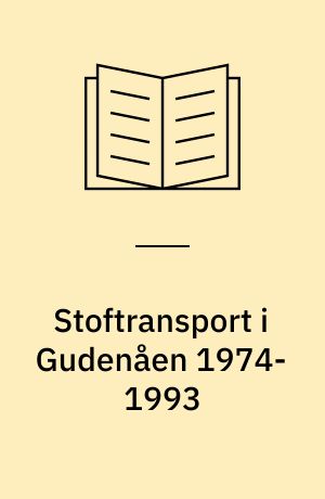 Stoftransport i Gudenåen 1974-1993