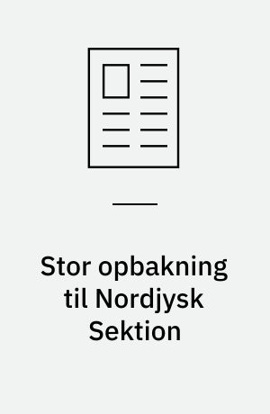 Stor opbakning til Nordjysk Sektion