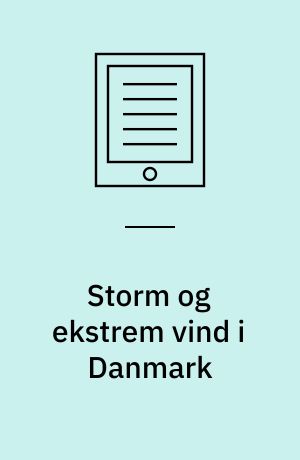 Storm og ekstrem vind i Danmark : opgørelser og analyser til og med 2019