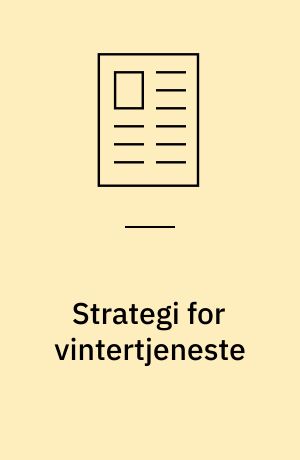 Strategi for vintertjeneste